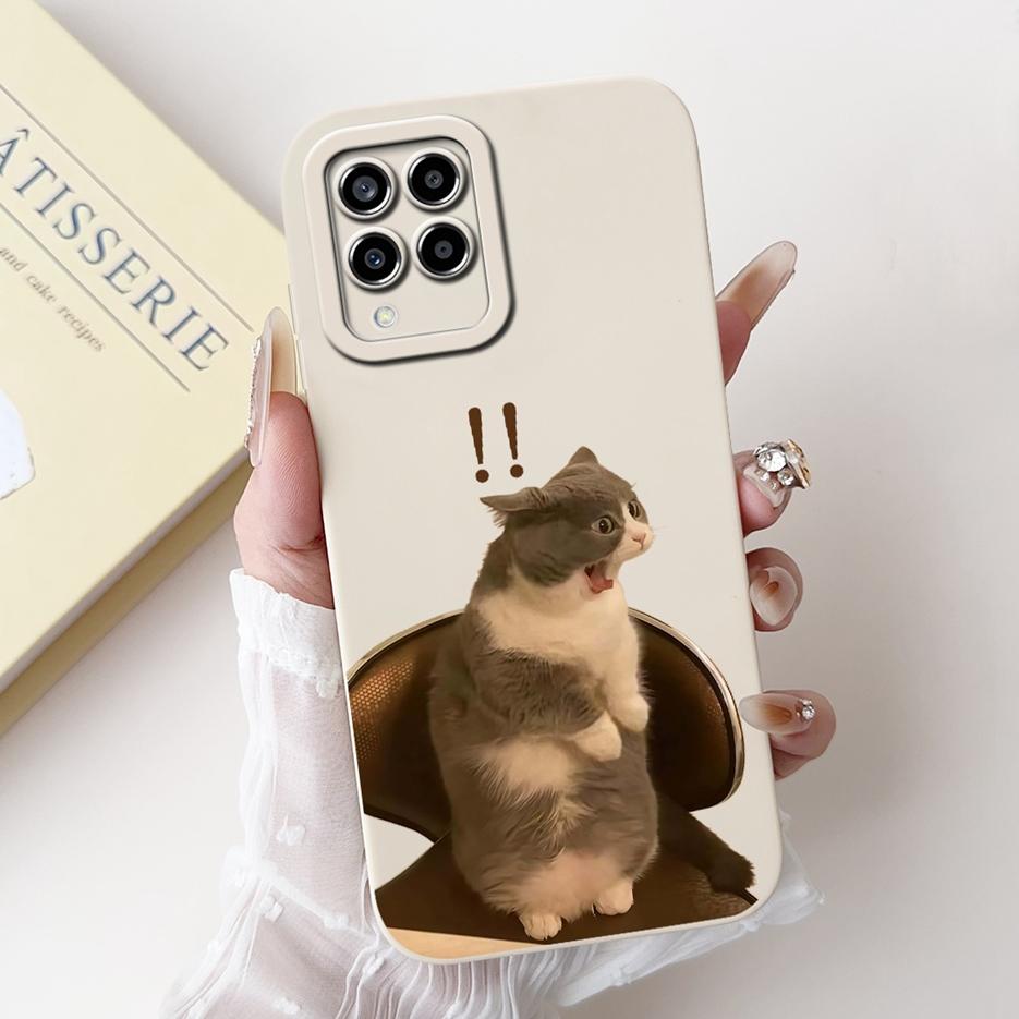 For Samsung Galaxy M33 5G Case SM-M336B Luxury Candy Painted Cover Soft TPU Phone Case For Samsung M33 M 53 Galaxy M53 5G Fundas