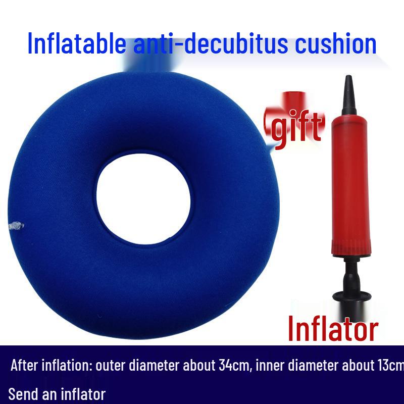 

Elderly & Disabled Pressure Relief Inflatable Cushion for Wheelchairs & Bedridden Patients. Without Box