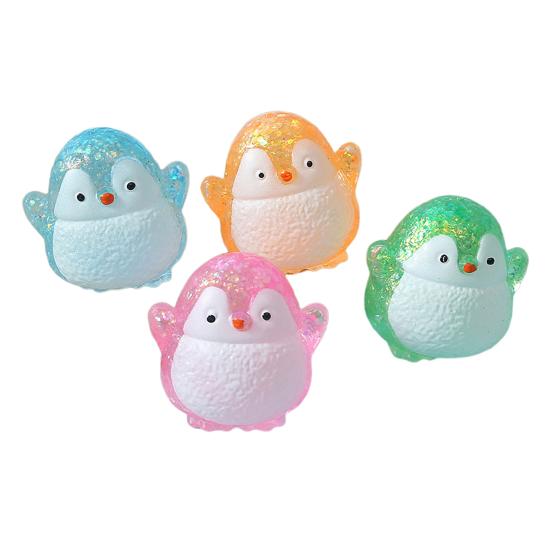 Shapeable Penguin Squeeze Toy Stress Anxiety Relief Slow Rising Simulation Penguin Sensory Toy Soft TPR Calming Animal Fidget Toy