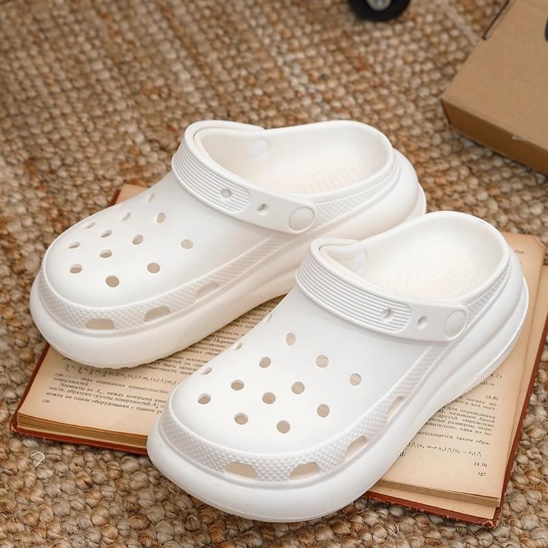 Puff Cave Shoes For Women'S Summer New Thick Bottom Eva Casual Outerwear Sandals, Height Increasing Beach Shoes