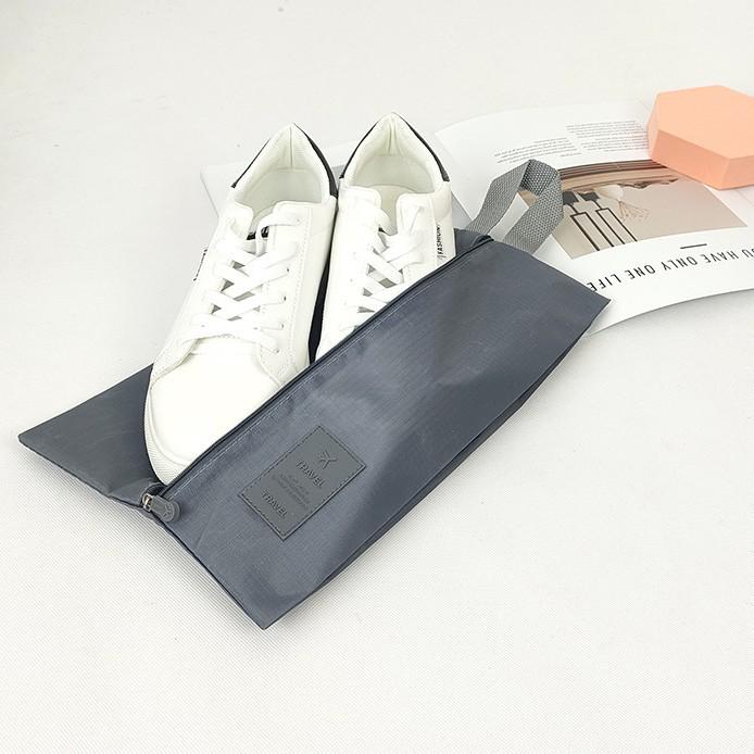 Seven-Piece Travel Luggage Set with Clothing and Shoe Storage Bags