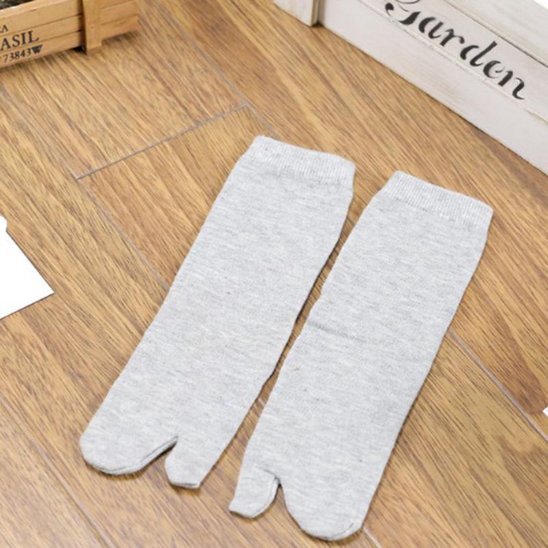 

Bamboo Japanese Men And Women Summer Fiber Two Finger Socks Black Kimono Flip Flop Sandal Split Ninjia White Tabi Toe серый