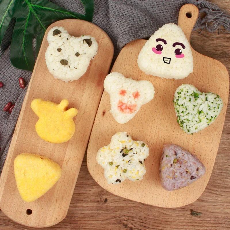 1Pcs Cute Cartoon Sushi Nori Rice Mold Decor Cutter Bento Maker Sandwich DIY Tool Kitchen Accessory Home Baking Nori Sushi Tool