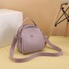 Women's Multifunctional Shoulder Crossbodybag Solid Color Handbag Travel Bag Nylon Small Backpack