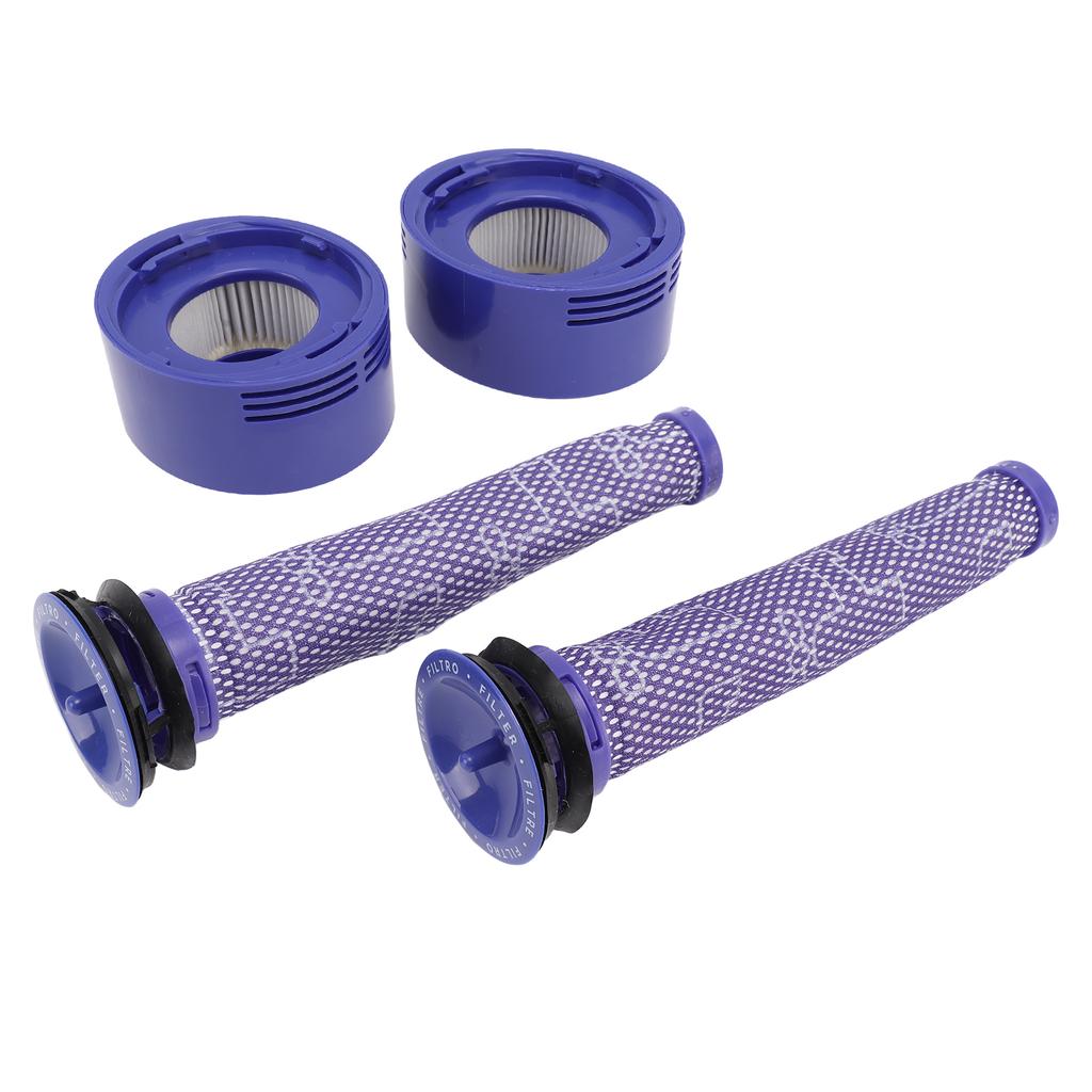 Staubsauger Vor- Nachfilter Set Hocheffizienter Partikelluftfilter mit Reinigungsbürste für V7 V8
