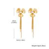 Vintage Exaggerated Hollow Flower Big Earrings for Women, Stainless Steel Long Earrings, Fashion Unique Design Statement Jewelry