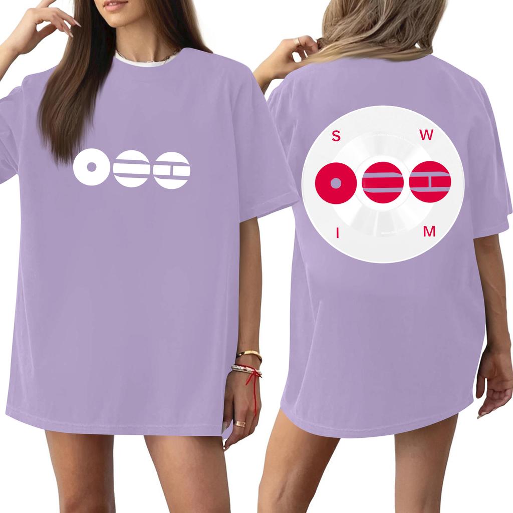 Women's Casual Letter Print Short-sleeved Top T-shirt