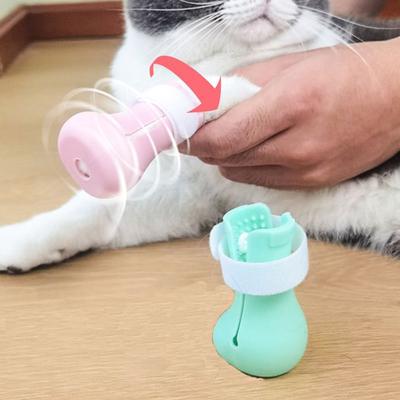 4PCS Home Mittens Anti-Scratch Claw Shoes Cat Foot Cover Cat Shoes Cat Claw Gloves