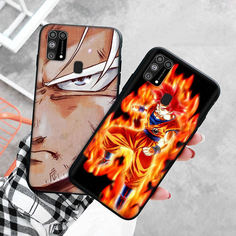 D-55 Dragon Z Ball Black Sofe Case for iPhone 16 15 Plus 14 13 Mini 12 11 Pro 8 6 6S SE 5 XR XS Max Realme C30 C33 C32 9I VIVO V29 V27 V23 Y36