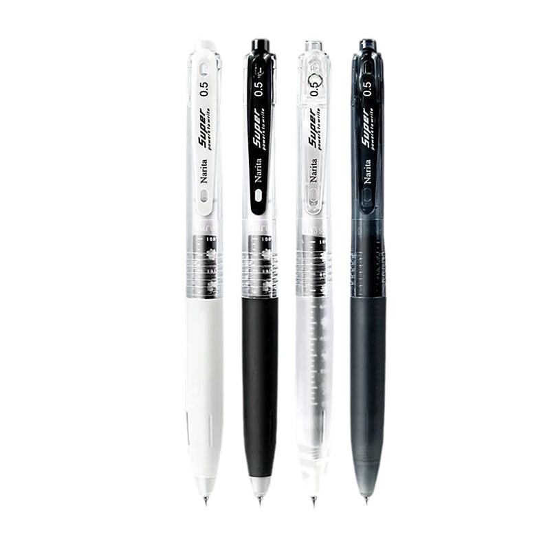 Narita 605S Quick-Dry 0.5mm Ballpoint Pen, Large Capacity, Smooth ST Tip for Exams & Study