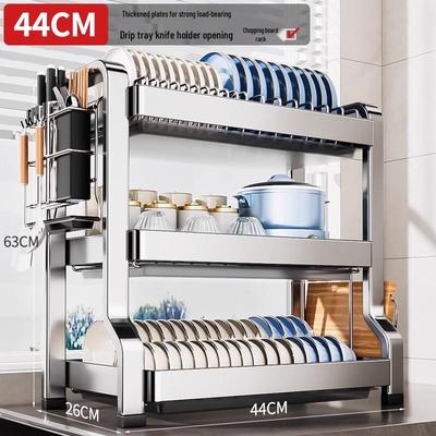Yingbai 3-Tier 304 Stainless Steel Dish Drying Rack