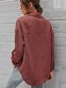 2026 Spring/Autumn Women's Oversized Loose Corduroy Shirt - European and American Style