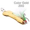 Metal Fishing Lure Bass Freshwater Saltwater Casting Hard Bait Treble Hook