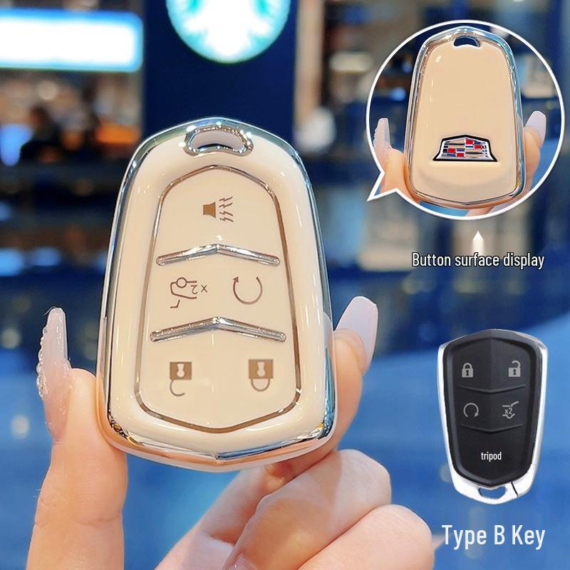 Cadillac Schlüsseletui für XT4, XT5, CT5, CT6, CT4, ATSL und GT4 - Speziell für Frauen entwickelt