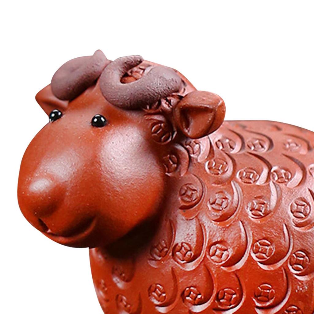 Mini Sheep Figurine: Adorable Home Decor Accent