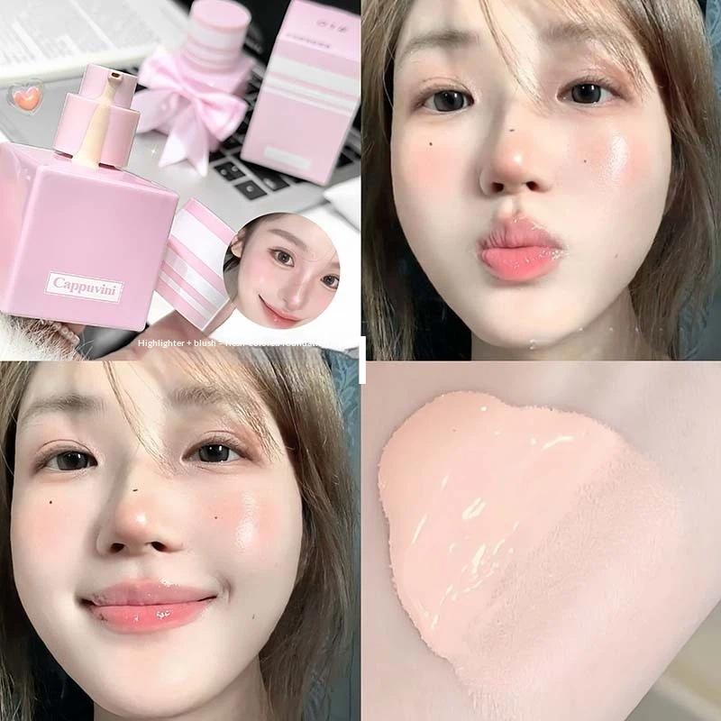 

Cappuvini Water Light Long-Lasting Foundation Matte Nude Long-Lasting Makeup With A Girlish Charm Naturally Covers Flaws
