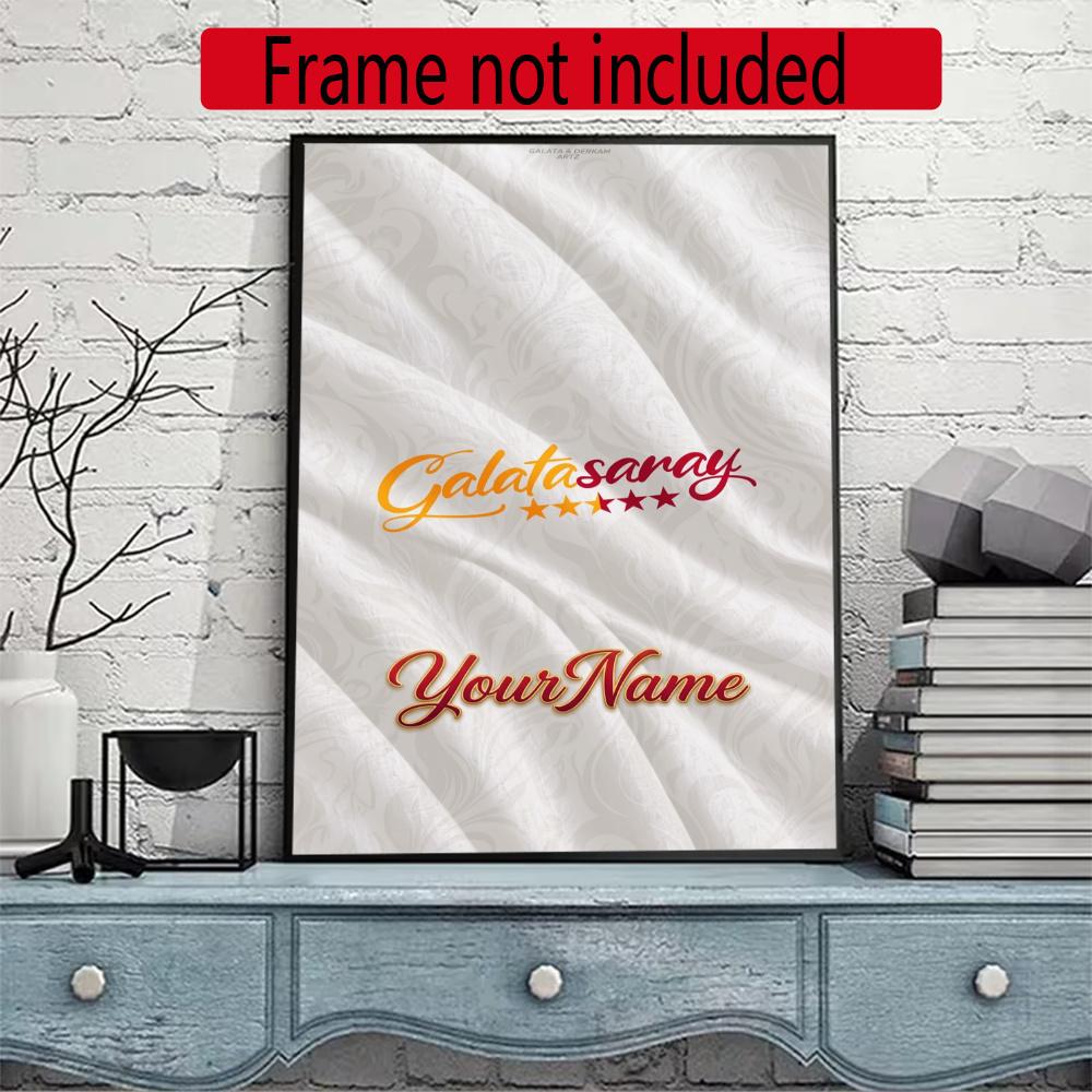 Galatasaray Personalized Name Diamond Paintings Mosaic Wall Round Diamond Art Painting Kits Embroidery Crystal Accessories Frameless