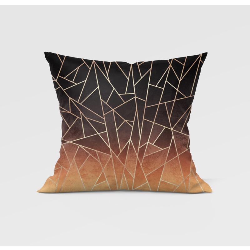 Gray Geometric Pillowcase Home Sofa Pillowcase
