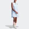 Adidas City Escape Sleeveless Logo Dress Women Dress Light-Pink Blue IC0275