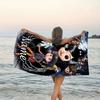 1pc Coraline2 Beach Towel with Custom Name, Beach/Swimming/Bath/Picnic/Camping Towel, Suitable for Seaside Beaches