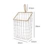 Minimalist Nordic Iron Wall-Mounted Bookshelf & Magazine Rack