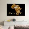 Vintage Map of Africa Poster Print Canvas Painting Africa Landscape Wall Art Picture For Modern Living Room Home Decoration