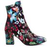 Sexy Ankle Boots for Women 2026 Autumn Winter Shoes Flower Print Short Boot Heels Party Shoes Ladies Brand Big Size 45