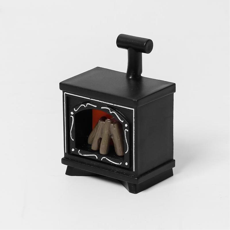 

Мини светодиодный светящийся камин модель кукольного домика игрушки микро ландшафтные украшения электронные свечи креативное украшение для дома подарки