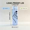 1PC Minimal Hand Hold Heart Line Art Print 750ml Color Plastic Sports Water Bottle Leakproof Flip Straw Lid Suitable for Sports Office Home Use