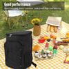 Oxford Cloth and PEVA Cooler Backpack Black Leak Proof Backpack Insulated Cooler Bag  For Travel