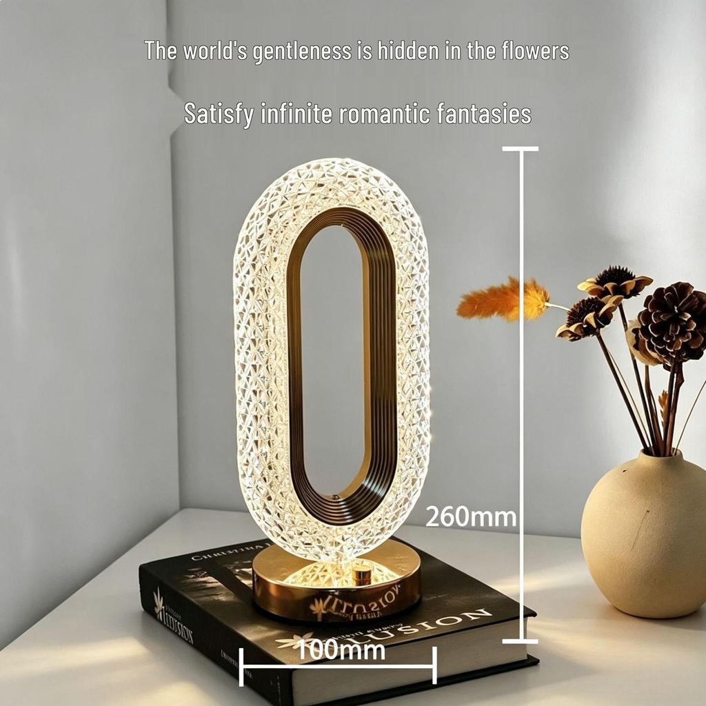 Star & Moon Desk Lamp: Rechargeable Night Light, Bedroom & Dining Decor