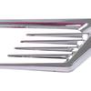 Chrome Silver Car Fenders Body Side False Vent Air Flow Intake Cover Sticker