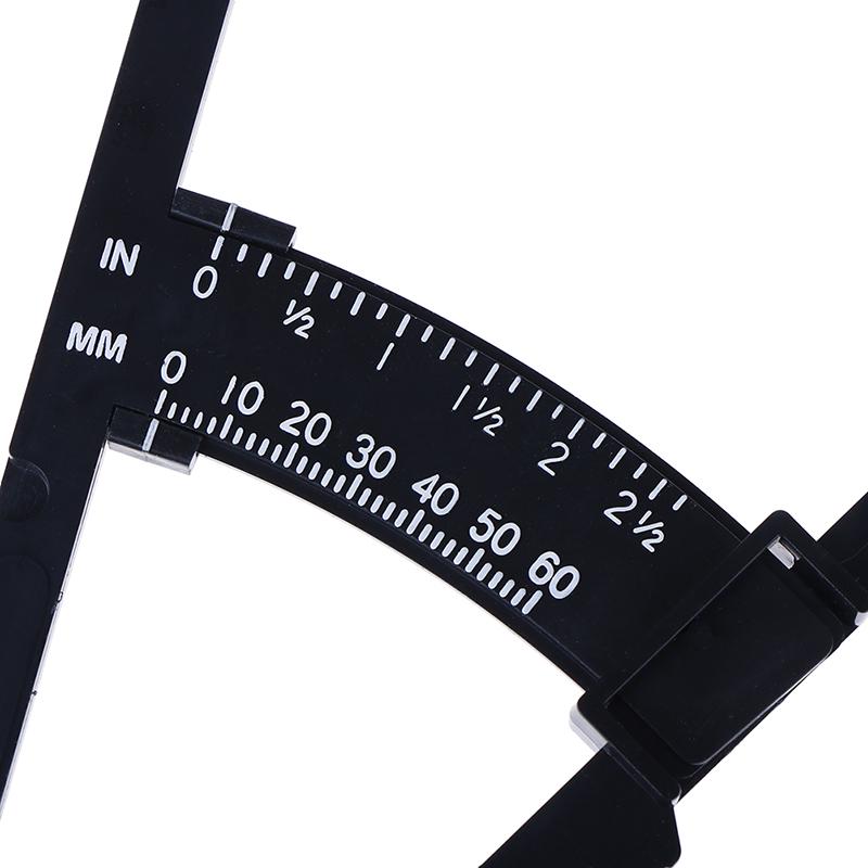 70mm Hautfalten Körperfettmonitor Messdiagramm Messschieber Tester Band Gesundheitswesen