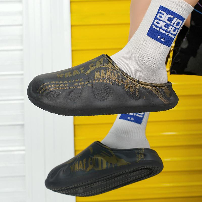 Pantoufles d'hiver en coton légères et chaudes pour couple, chaussures décontractées en coton pour la maison, grande taille