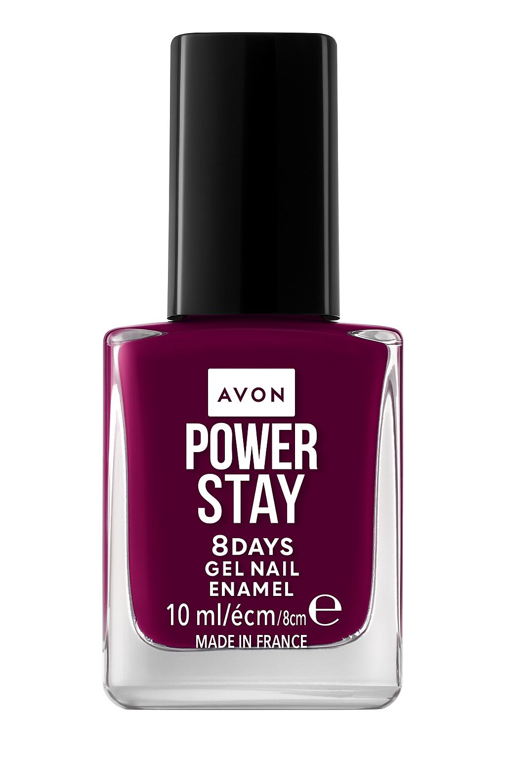 Oje Gel Avon Powerstay, Efect Hibrid Dahlia Întunecată