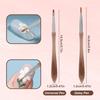 2pcs Nail Design Brushes, Professional Versatile Gel Nail Drawing Pens Acrylic Thin Paint Brushes Tools for Painting Flowers Leaves Petals Fine Line