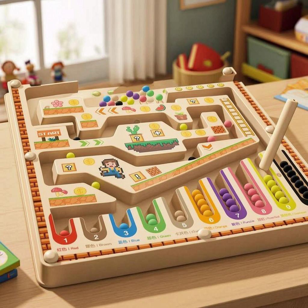 Magnetic Maze Toy For Kids With Focus Training And Logic Development