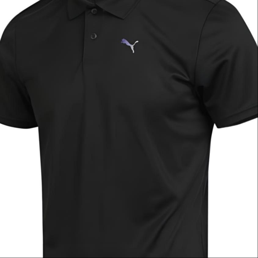 Puma Polo Shirts Men's Black Lapel Thin Other 528701-01