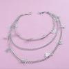 Trendy Unisex Three-Layer Versatile Metal Butterfly Waist Chain