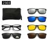 22XX Magnetic Clip-on Polarized Sunglasses for UV Protection and Driving