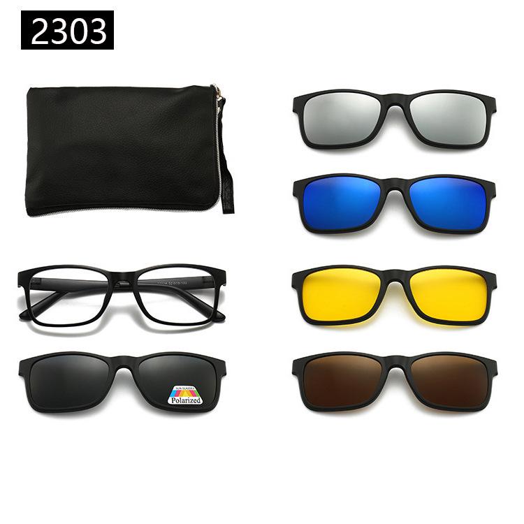 22XX Magnetic Clip-on Polarized Sunglasses for UV Protection and Driving
