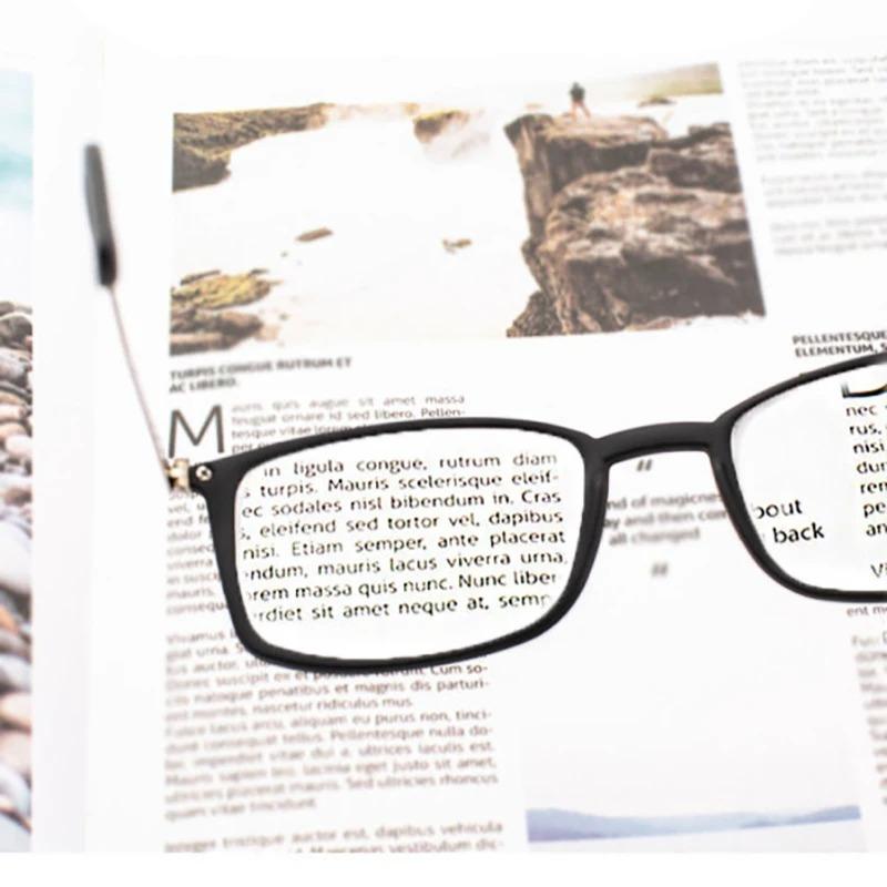 May Flower Tragbare Lesebrille für Herren Damenbrillengestell mit Dioptrie Dünne Korrektionsbrille