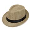 Chapeau Haut de Forme d'Extérieur pour Hommes, Pare-Soleil et Protection Solaire, Tendance Mode d'Été pour Femmes, Chapeaux de Paille Polyvalents, Chapeaux Jazz