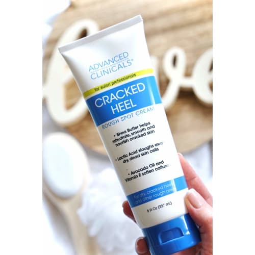 Advanced Clinicals Cracked Heel Cream for Dry, Rough Spots, Calluses by Advanced Clinicls