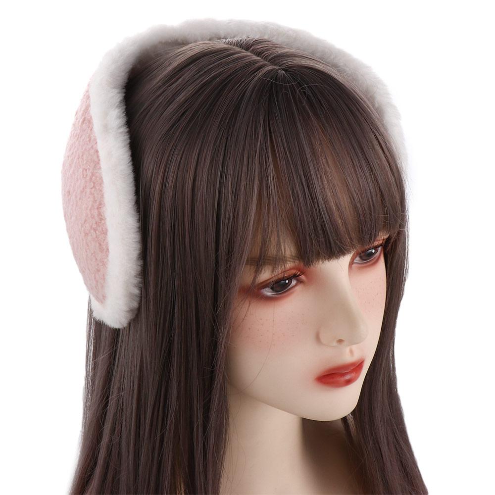 Soft Cute Female Male Anti-Wind Adult Outdoor Folding Ear Cover Plush Earmuffs Ear Warmers Earcap