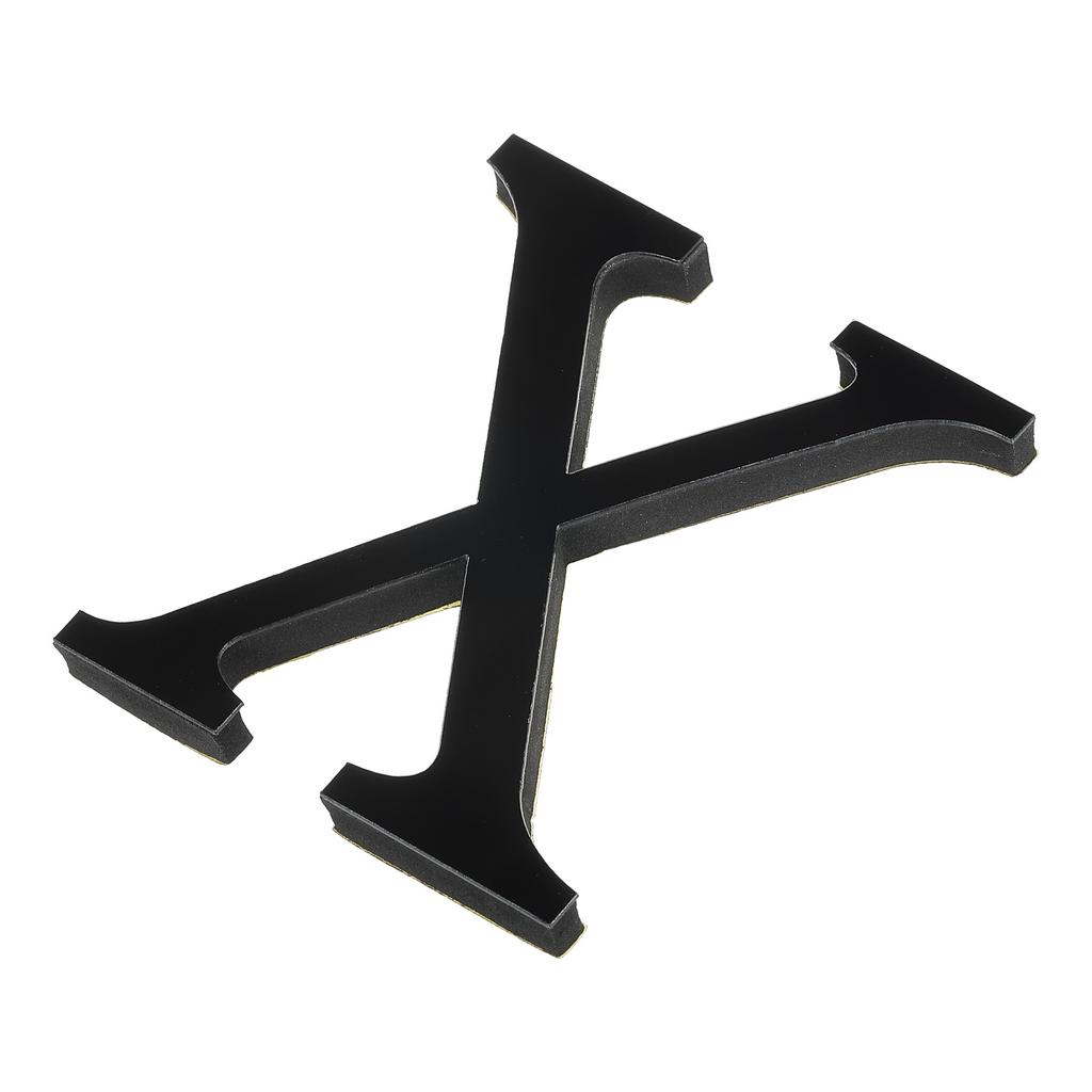 10cm Black 26 English Letters Wall Sticker 3D Mirror Acrylic Wall Sticker Decals Self-Adhesive Decor Wall Art Mural Home Party