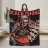 The Black Phone Horror Movie Blankets  Decorative Flannel Throw Blanket For Home Decor Soft Warm Design Quality Bedspread Gift