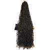 Soft Crochet Synthetic Hair Faux Locs Natural Style Pre Looped Goddess Locs High Temperature Fiber Black Women Braiding