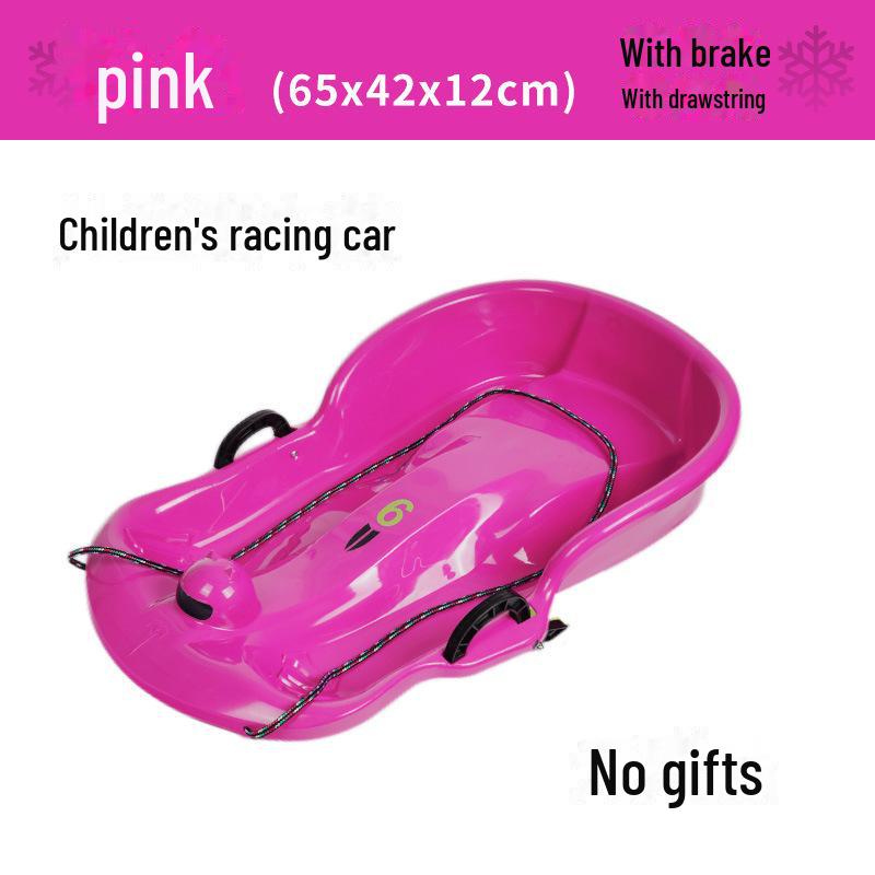 

Прочная лыжная доска Renis: Детские и взрослые одно- и двухбортные санки для снега, песка и травы. Children s racing розовый