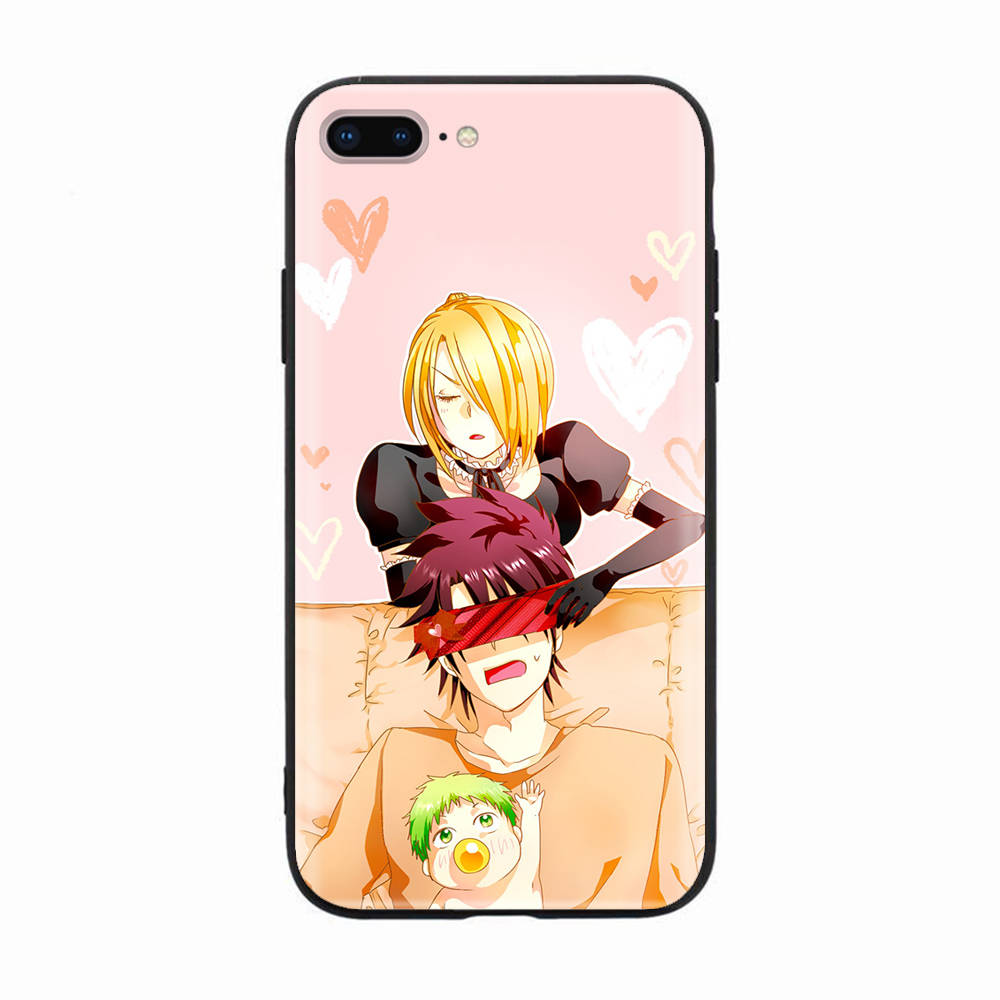 Black Case for Xiaomi Redmi 13C Note 9 iPhone XR 7 8 14 15 11 12 13 X XS Pro Max Samsung A25 S23 S24 FE Ultra Plus Beelzebub